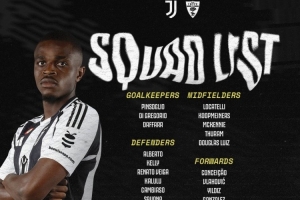 尤文对莱切名单:孔塞桑、穆阿尼、DV9在列,加蒂、姆班古拉缺席